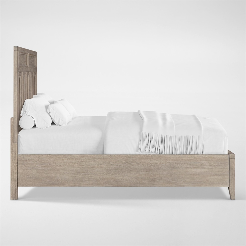 rowan bedroom neutral queen bed   