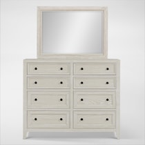 rowan bedroom white  pc king bedroom   