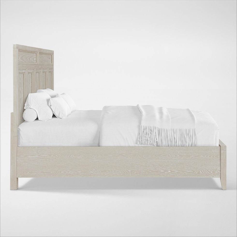 rowan bedroom white  pc king bedroom   