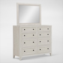 rowan bedroom white  pc queen bedroom   