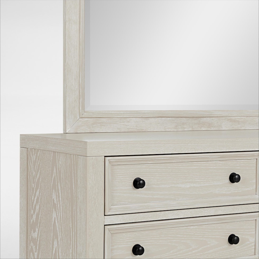rowan bedroom white  pc queen bedroom   