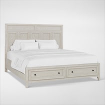 rowan bedroom white  pc queen bedroom   