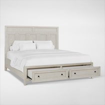 rowan bedroom white  pc queen bedroom   