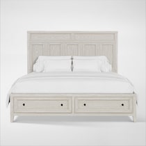 rowan bedroom white  pc queen bedroom   