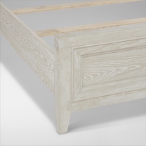 rowan bedroom white king bed   