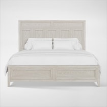 rowan bedroom white queen bed   