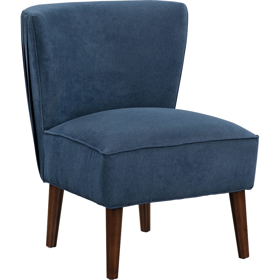 rowan blue accent chair   