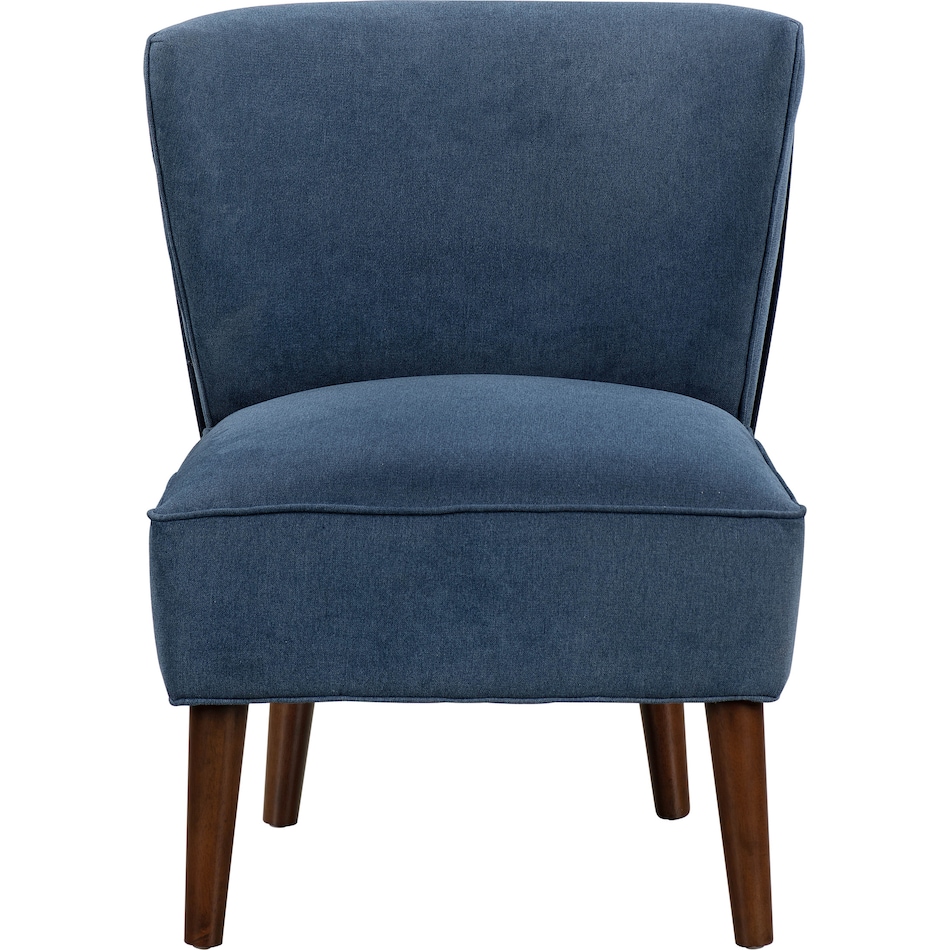 Rowan Accent Chair - Navy | Value City Furniture