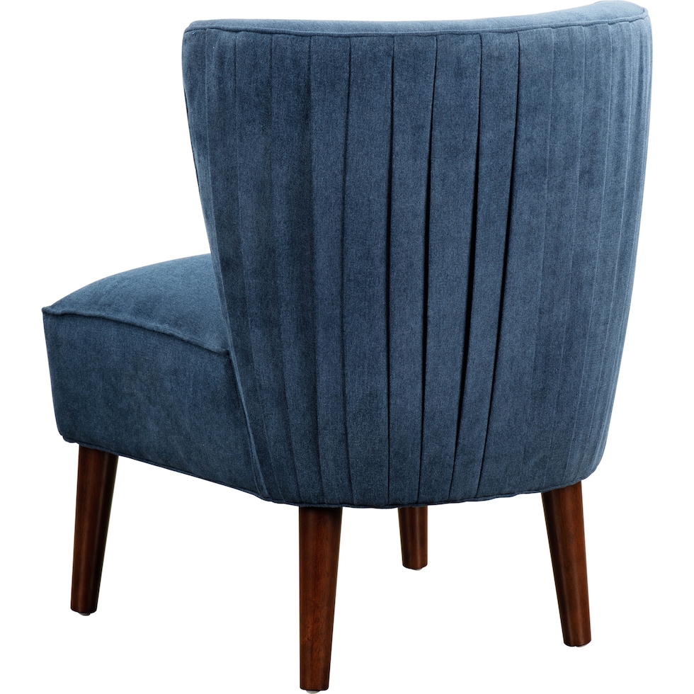 rowan blue accent chair   