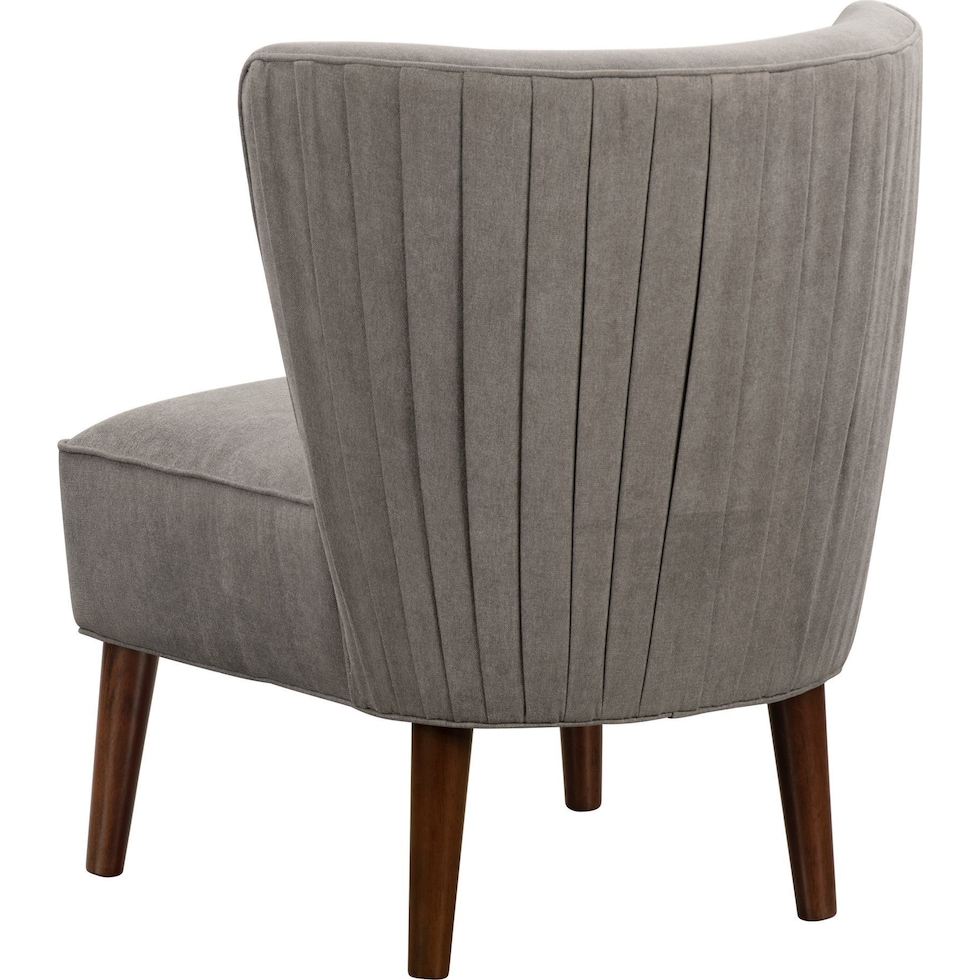 rowan gray accent chair   