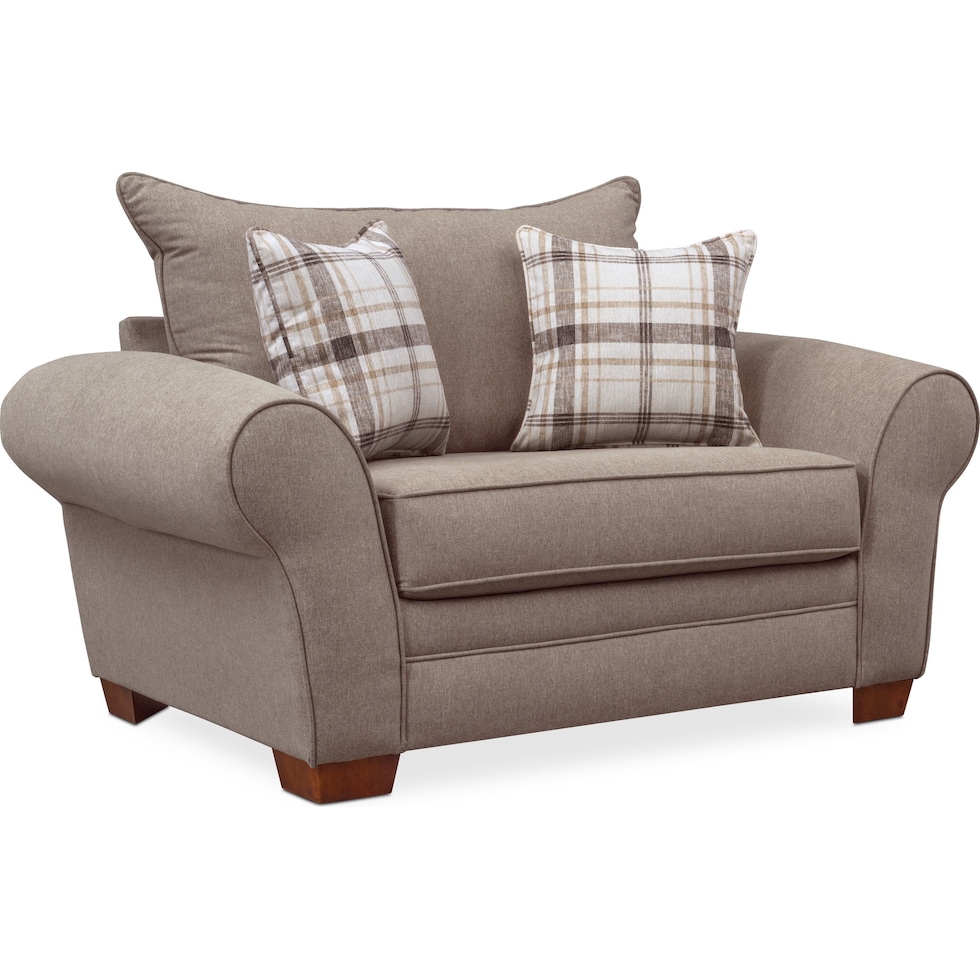 rowan gray chair and a half   