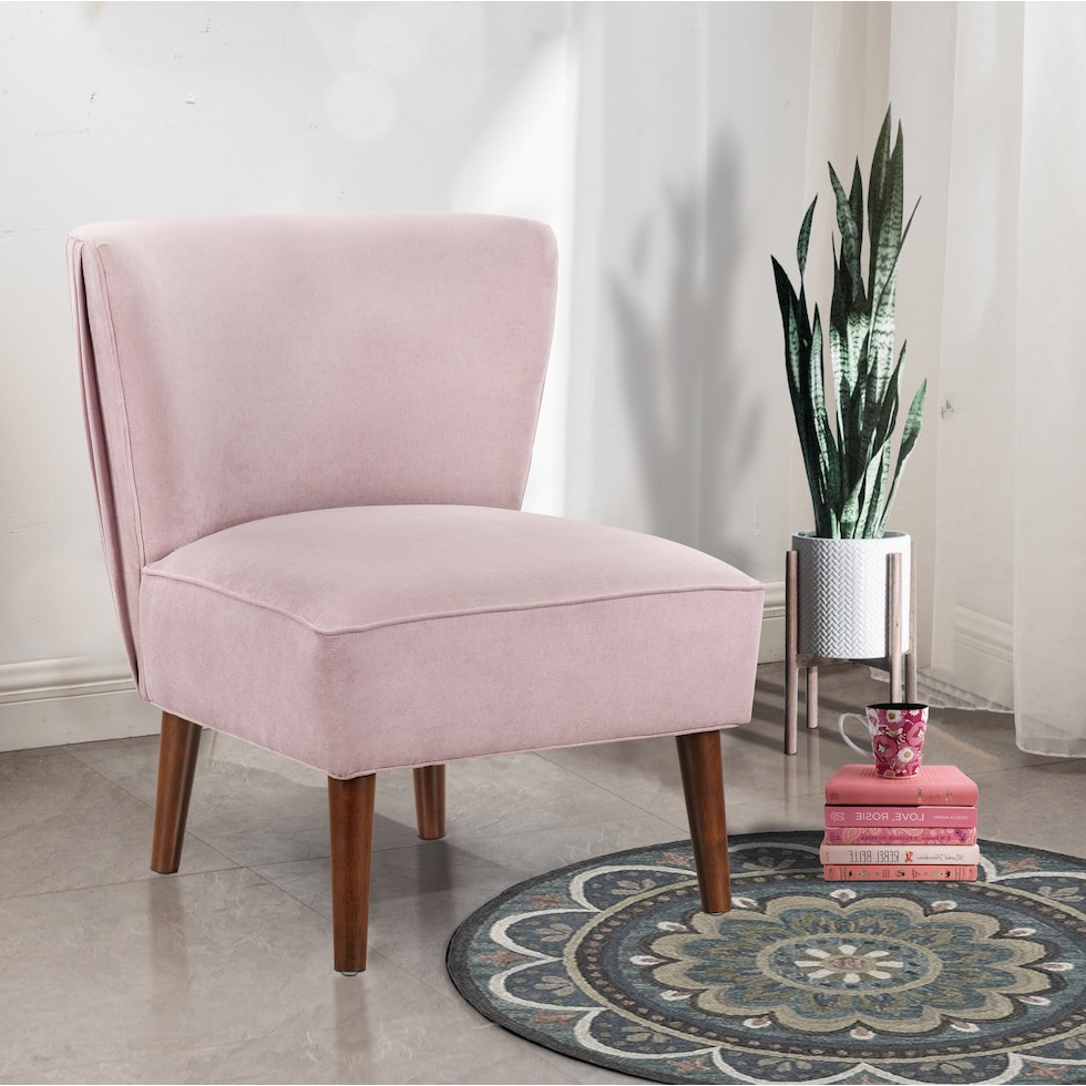 rowan purple accent chair   