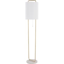 roxette white floor lamp   