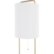 roxette white floor lamp   