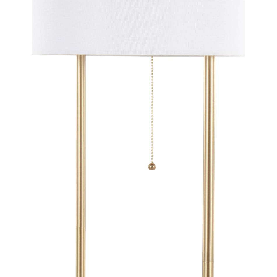 roxette white floor lamp   