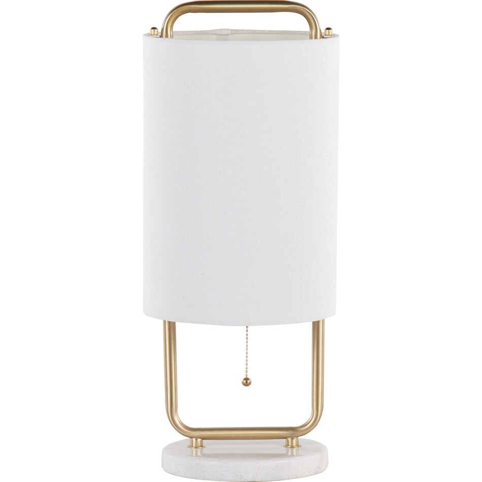 roxette white table lamp   