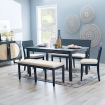 rozon gray dining table   