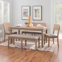 rozon neutral dining table   