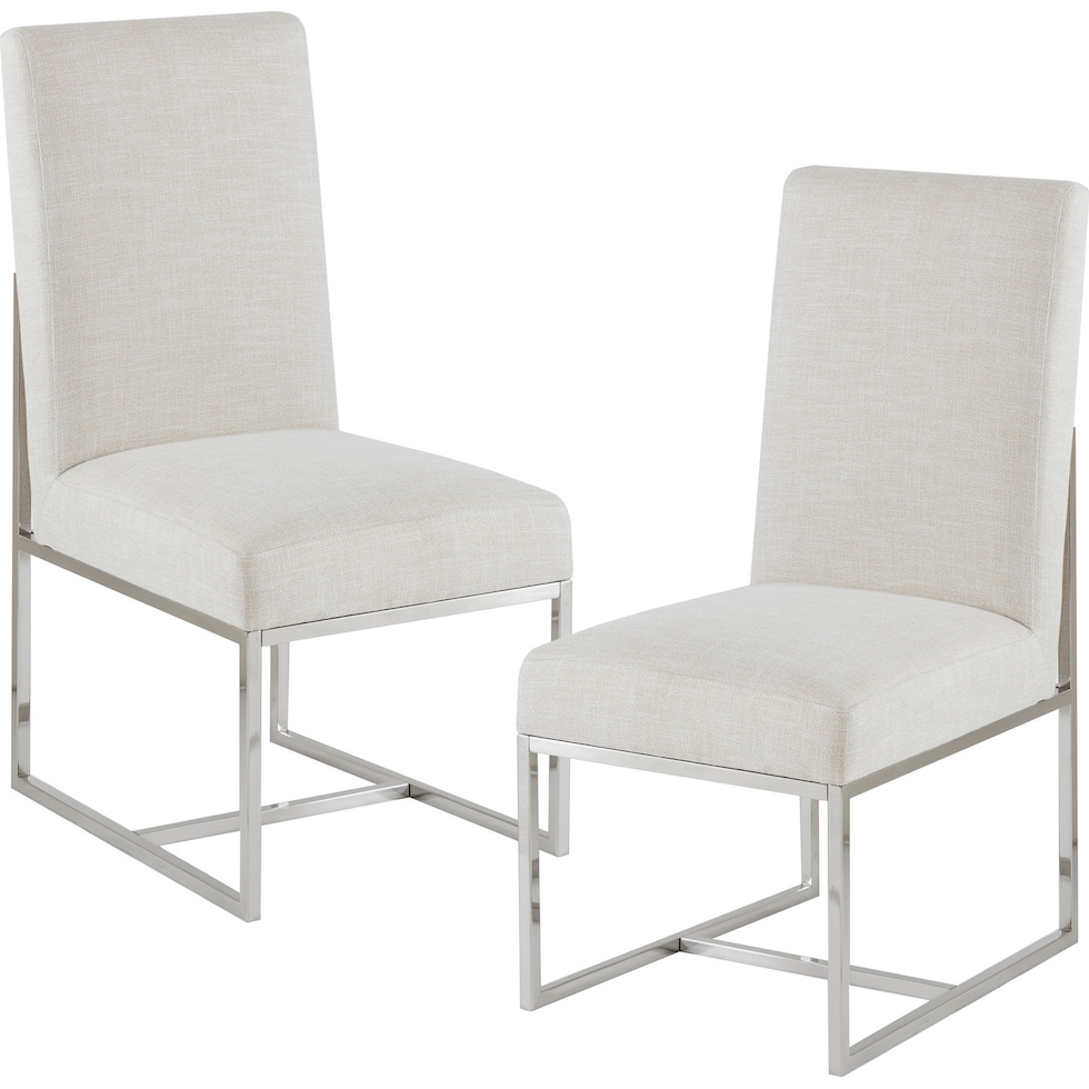 rubeus white chair   