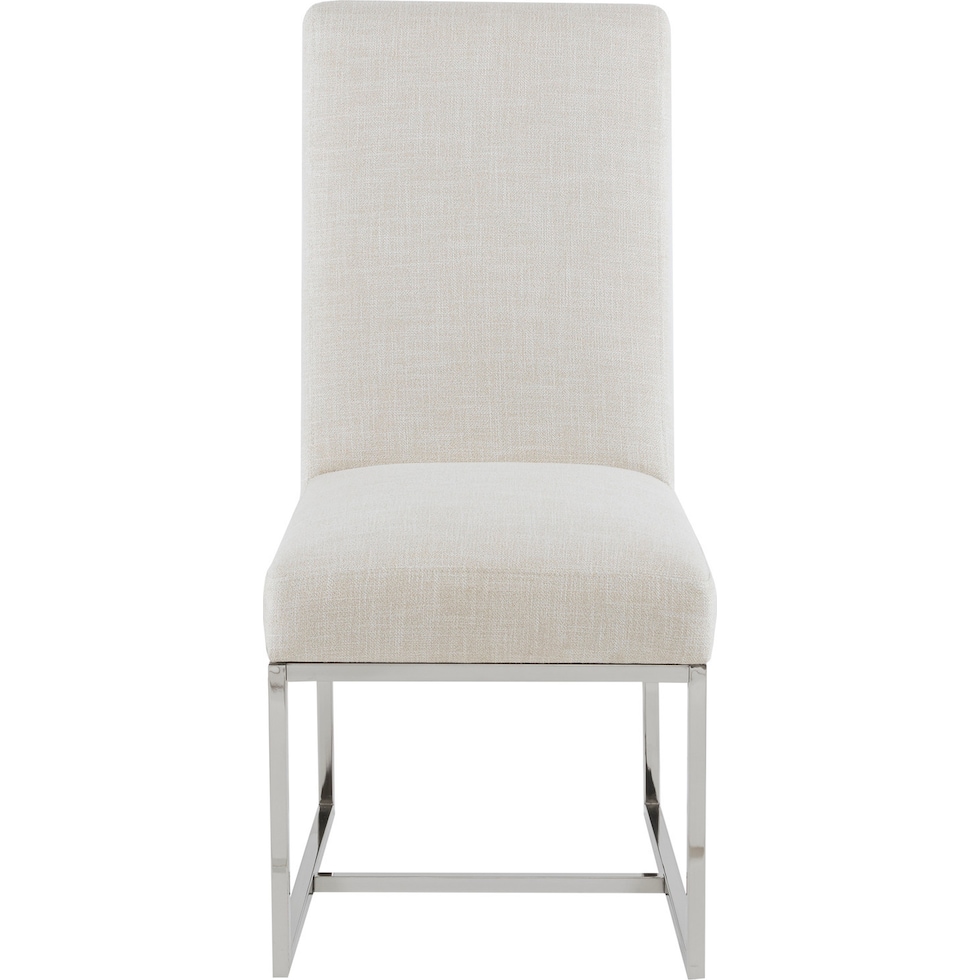 rubeus white chair   