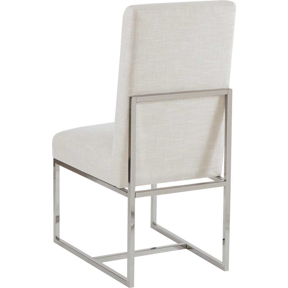 rubeus white chair   