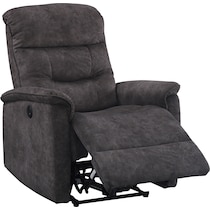 rudolph gray power recliner   