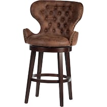 rudy dark brown bar stool   