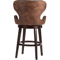 rudy dark brown bar stool   