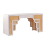 rue cream natural executive desk   