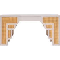 rue cream natural executive desk   