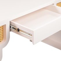 rue cream natural executive desk   