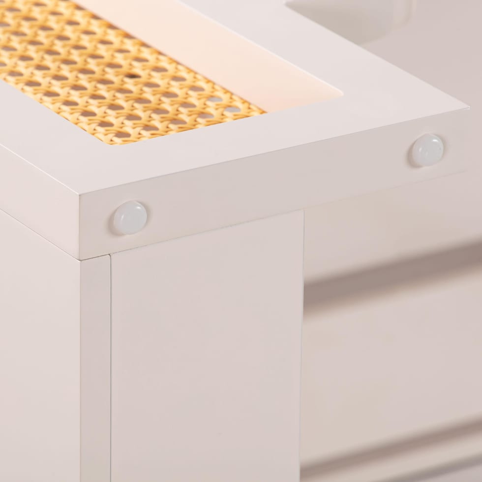 rue cream natural executive desk   