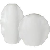 ruffled feathers black vase   