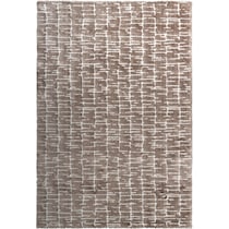 rumi caramel ivory area rug  x    