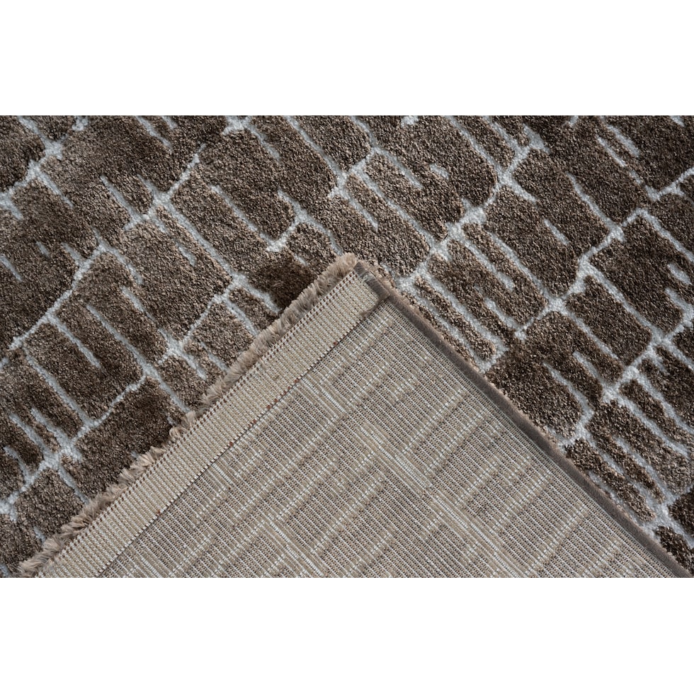 rumi caramel ivory area rug  x    