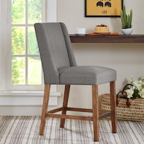 rupert gray counter height stool   