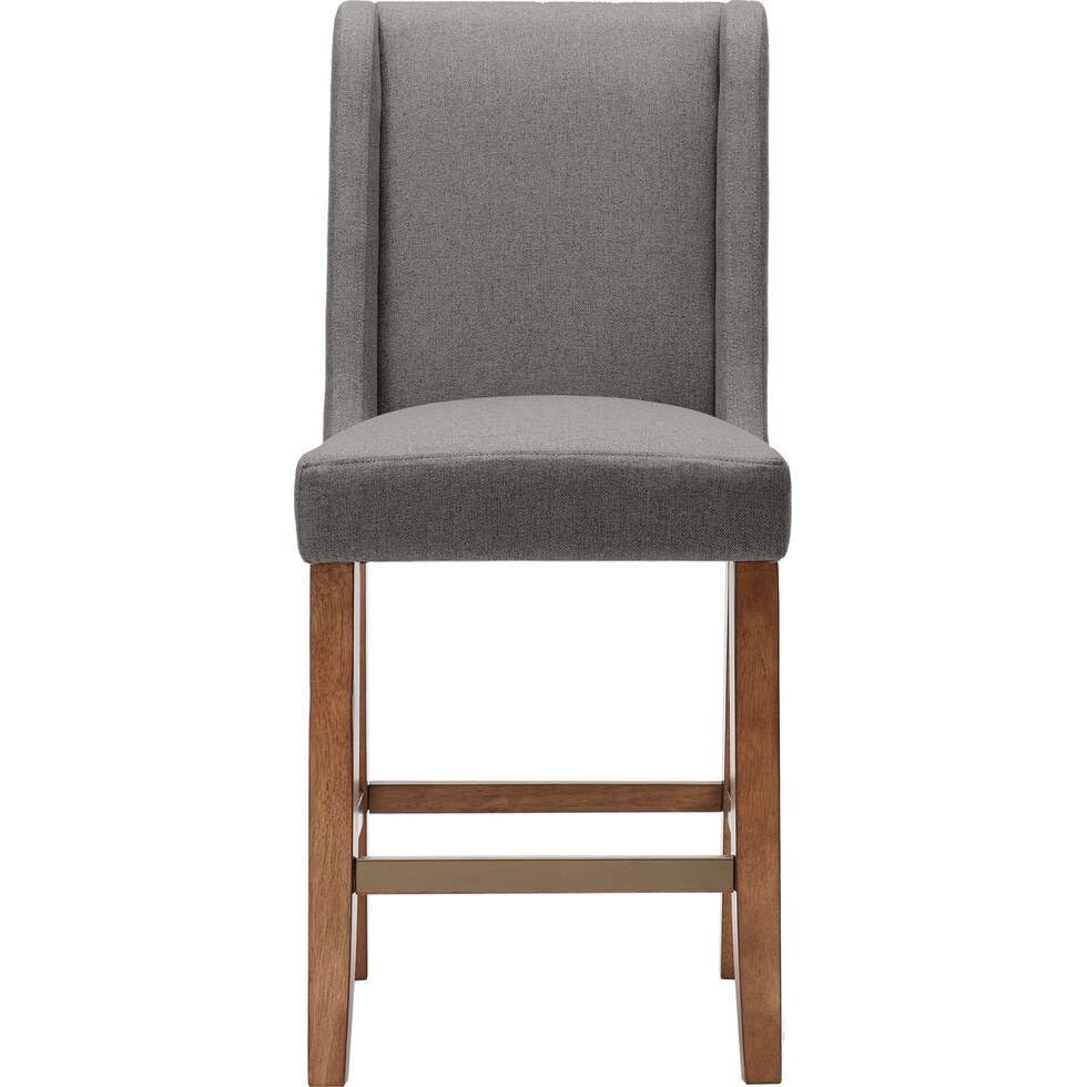 rupert gray counter height stool   