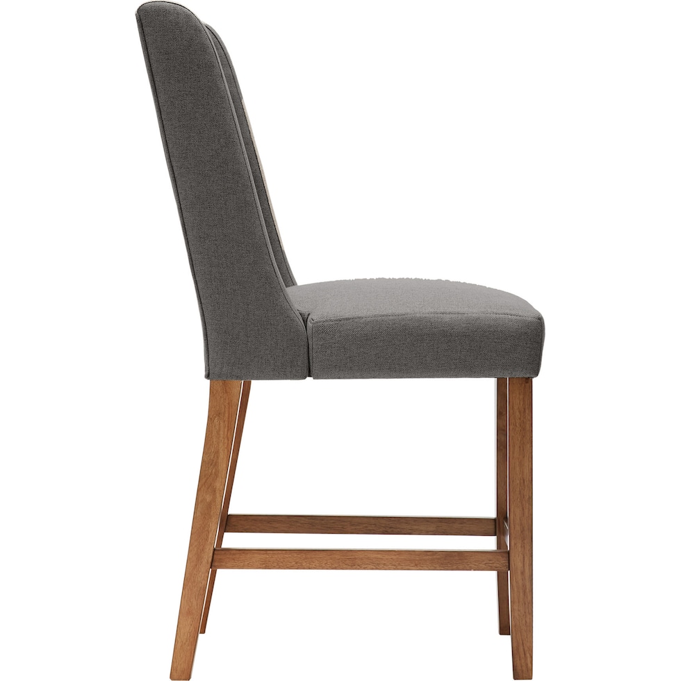 rupert gray counter height stool   
