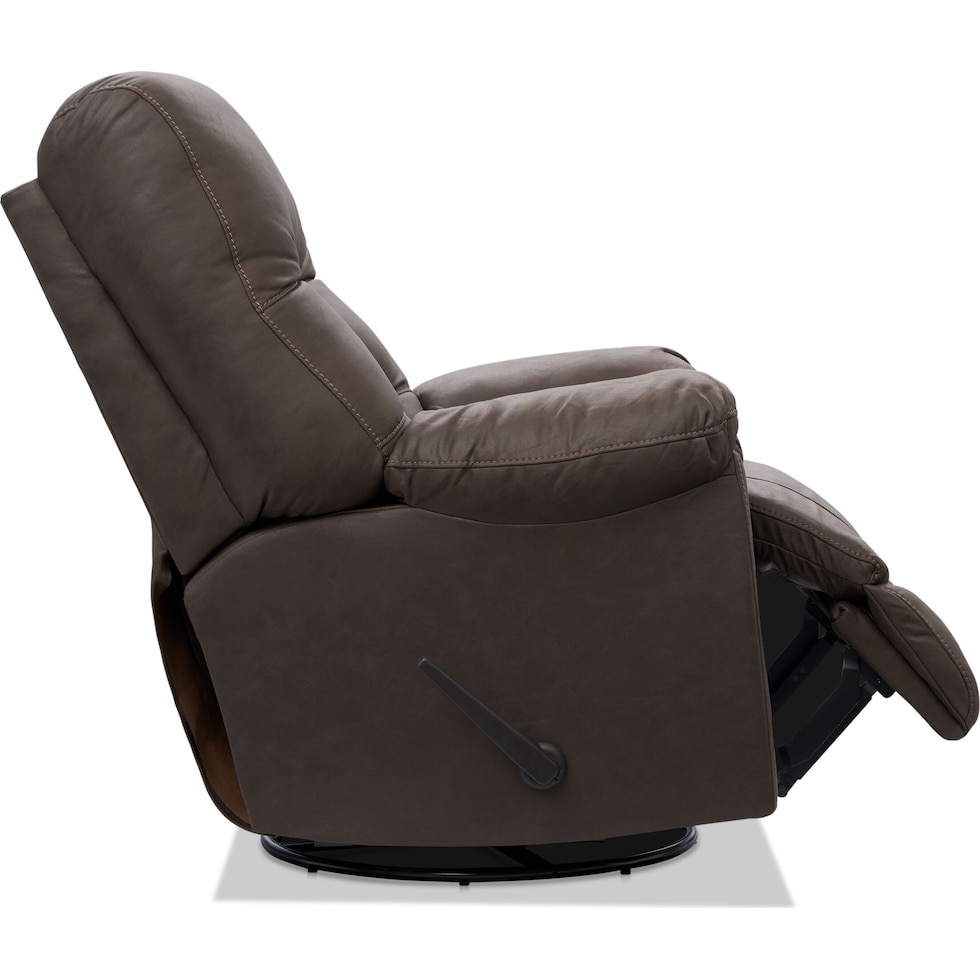 russ dark brown recliner   