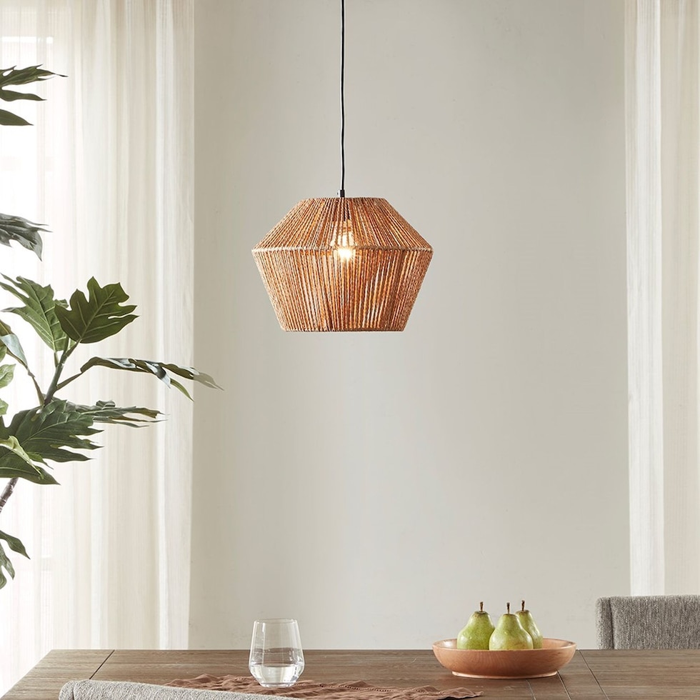 ryder light brown pendant light   