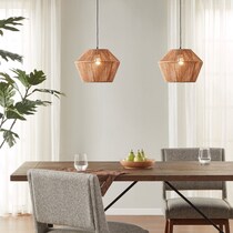 ryder light brown pendant light   