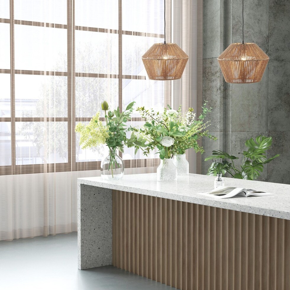 ryder light brown pendant light   