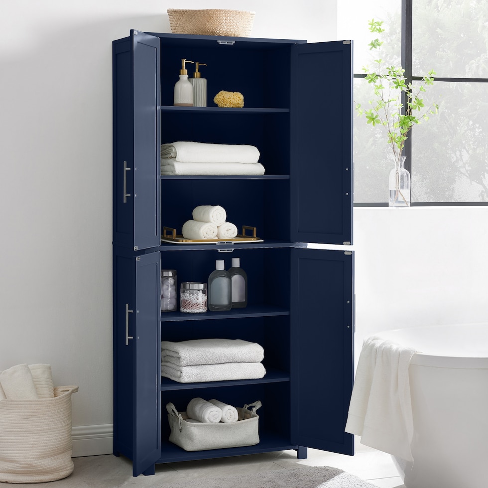 rylan blue kitchen pantry   