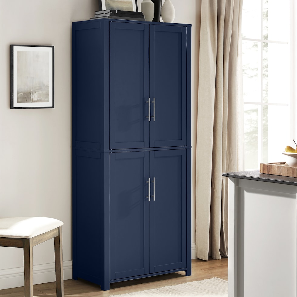 rylan blue kitchen pantry   