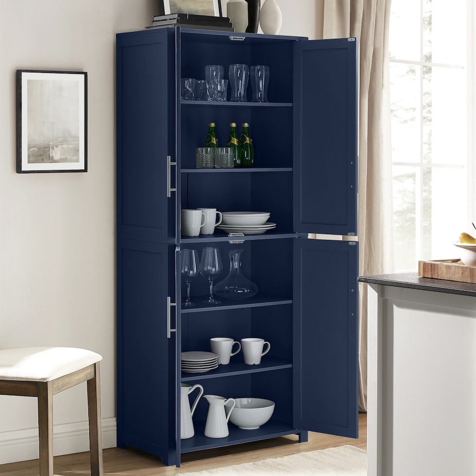 rylan blue kitchen pantry   