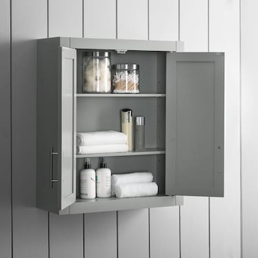 Rylan Wall Cabinet - Gray