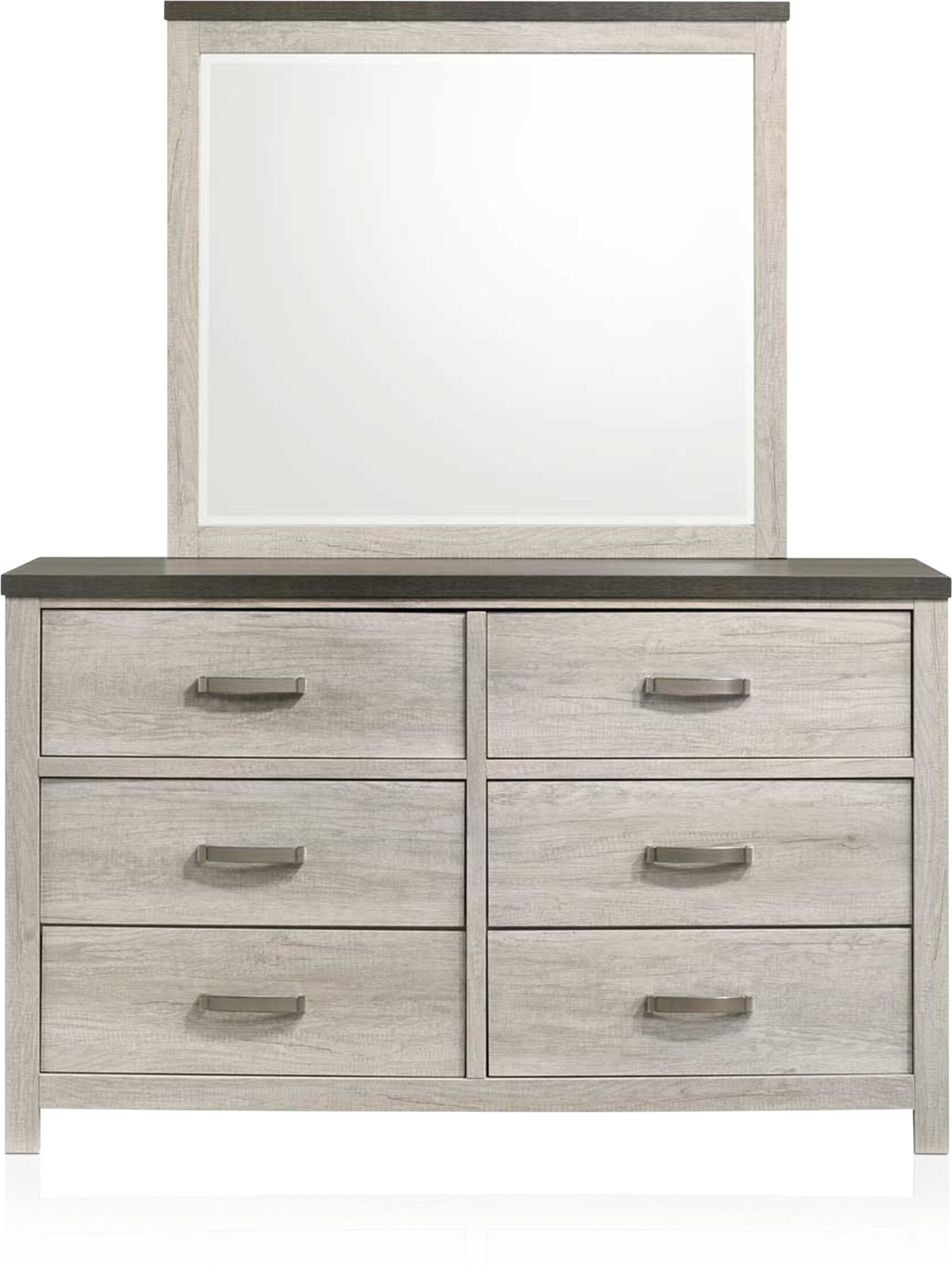 Drawer - そら⭐︎ Ryland 5-Piece Panel Bedroom Set with Dresser and Mirror
