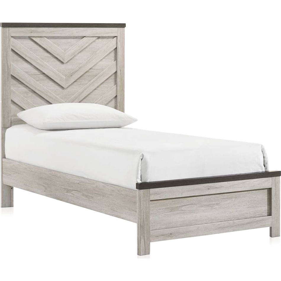 ryland bedroom two tone  pc twin bedroom   