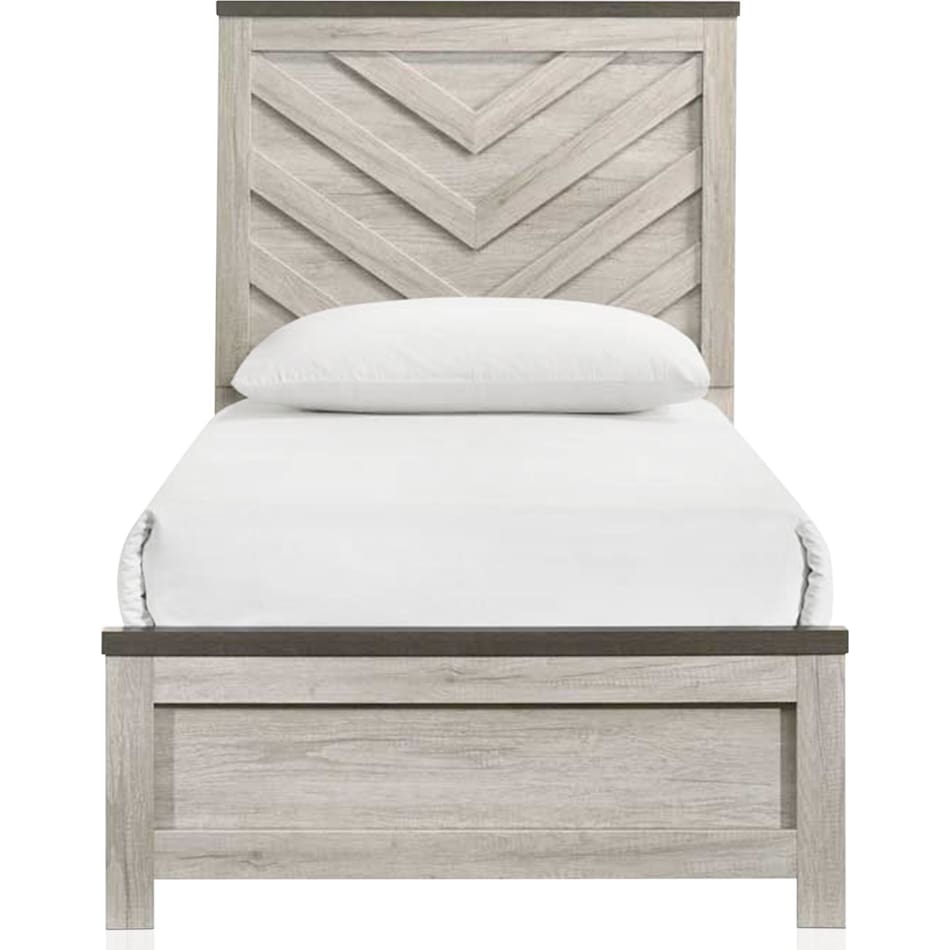 ryland bedroom two tone  pc twin bedroom   