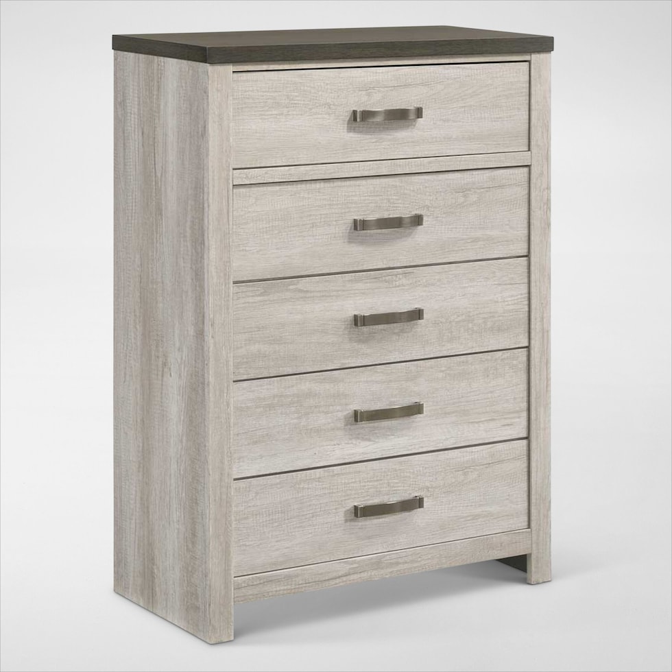 ryland bedroom two tone chest   